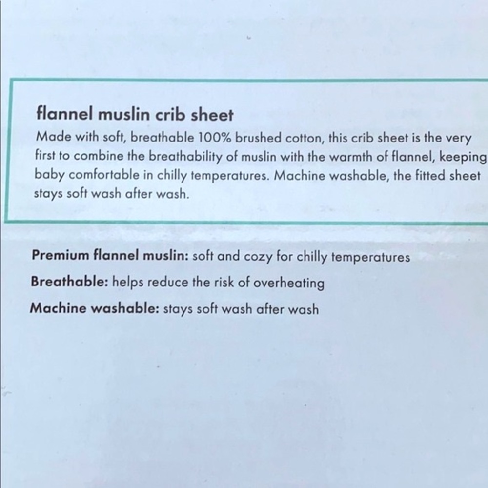 👶🏻 ADEN ANAIS MUSLIN FITTED CRIB SHEET BLUE BUNNY - Picture 3 of 7